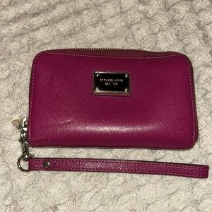 Michael Kors Wallet/wristlet berry color